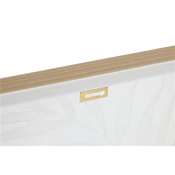 Canvas Home ESPRIT Canvas MDF Wood 42 x 4 x 42 cm