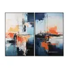 Painting Home ESPRIT Aluminium MDF Wood 80 x 3,5 x 120 cm (2 Units)