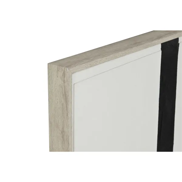 Canvas Home ESPRIT White Black Abstract Modern 82 x 3,8 x 102 cm (2 Units)