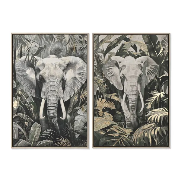 Canvas Home ESPRIT polystyrene Canvas 63 x 4,5 x 93 cm