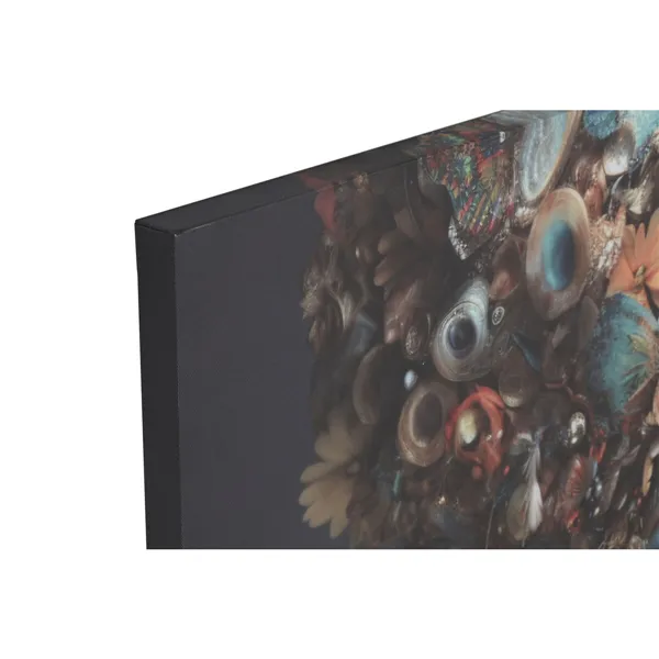 Canvas Home ESPRIT Printed Modern 120 x 3 x 80 cm 120 x 2,5 x 80 cm (2 Units)