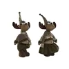 Christmas bauble Home ESPRIT Brown Green Reindeer 25 x 15 x 55 cm (2 Units)