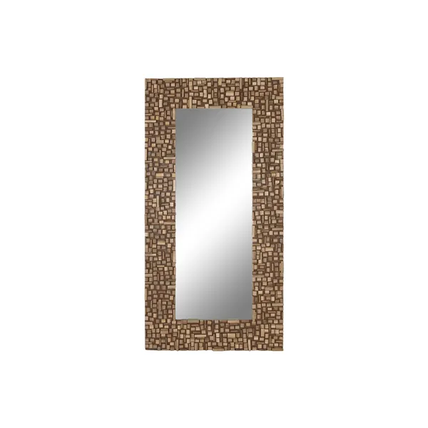 Wall mirror Home ESPRIT Brown Modern 91 x 4 x 183 cm