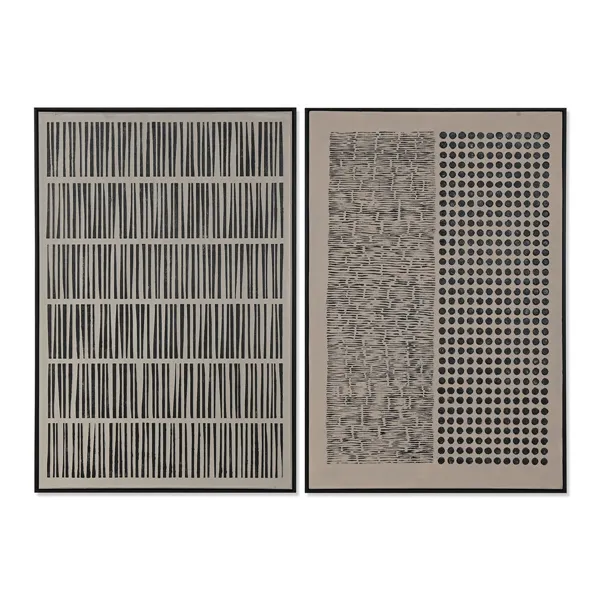 Canvas Home ESPRIT Plaster Canvas 83 x 4 x 123 cm