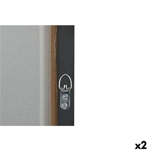 Canvas Home ESPRIT Velvet Canvas 83 x 4 x 123 cm