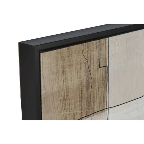 Canvas Home ESPRIT Velvet Canvas 83 x 4 x 123 cm