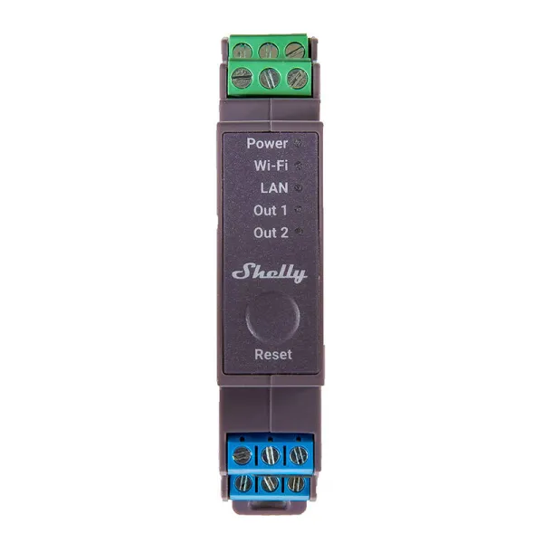 Rėlės modelis Shelly DIN PRO 2