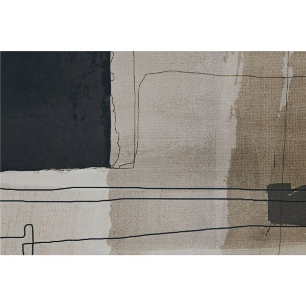 Canvas Home ESPRIT Velvet Canvas 83 x 4 x 123 cm
