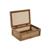 Jewelry box Home ESPRIT Natural Bamboo Rattan 23 x 15 x 8 cm (10 Pieces)