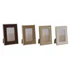 Photo frame Home ESPRIT Brown Beige Velvet Crystal Modern (4 Units)