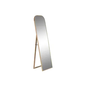 Free standing mirror Home ESPRIT Natural Crystal Pinewood 50 X 40 X 160 cm