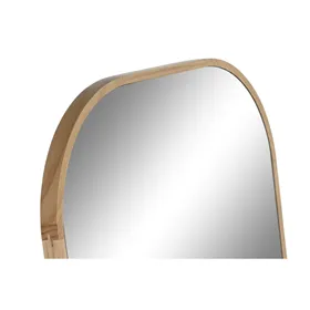Free standing mirror Home ESPRIT Natural Crystal Pinewood 50 X 40 X 160 cm