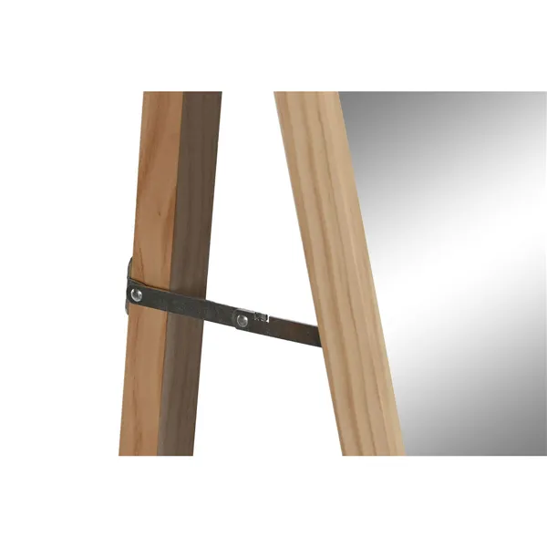 Free standing mirror Home ESPRIT Natural Crystal Pinewood 50 X 40 X 160 cm