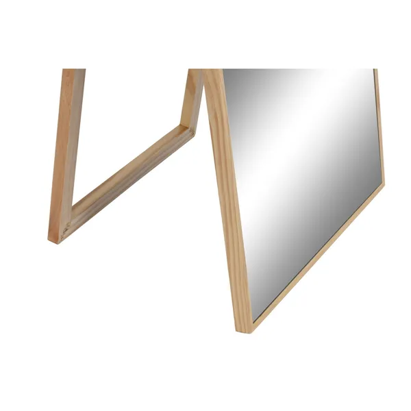 Free standing mirror Home ESPRIT Natural Crystal Pinewood 50 X 40 X 160 cm