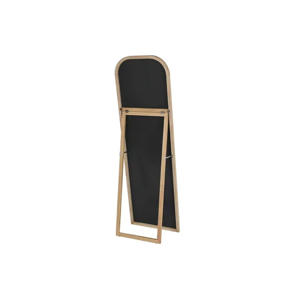 Free standing mirror Home ESPRIT Natural Crystal Pinewood 50 X 40 X 160 cm