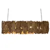 Ceiling Light Home ESPRIT Iron Teak 160 x 30 x 40 cm