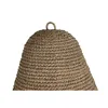 Lamp Shade Home ESPRIT Natural Aluminium Palm leaf 64 X 64 X 80 CM (2)