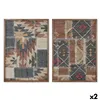 Painting Home ESPRIT Cotton Acacia 75 x 3 x 105 cm
