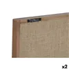 Painting Home ESPRIT Cotton Acacia 75 x 3 x 105 cm