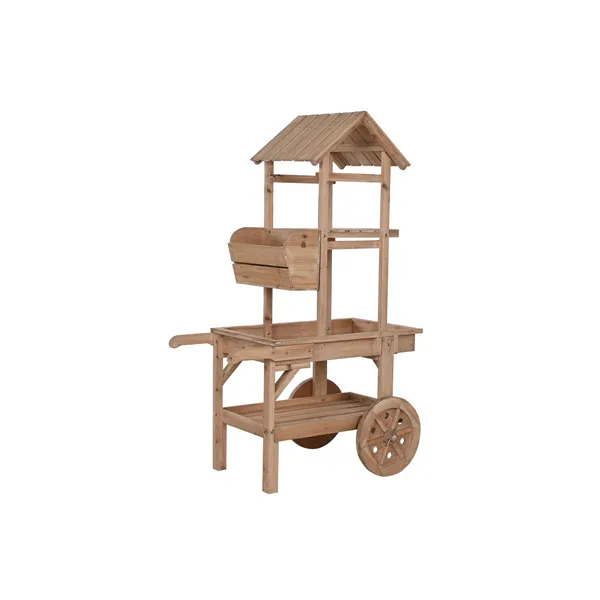 Counter Display Home ESPRIT Fir Fir wood MDF Wood 87 x 42 x 135 cm