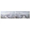 Canvas Home ESPRIT Lavendar 140 x 3 x 70 cm 140 X 3 X 70,5 CM (2 Units)