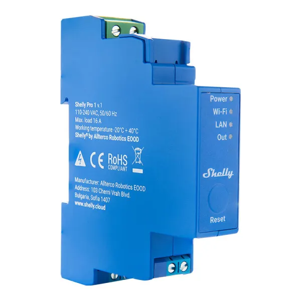 Relemoduuli Shelly DIN PRO 1