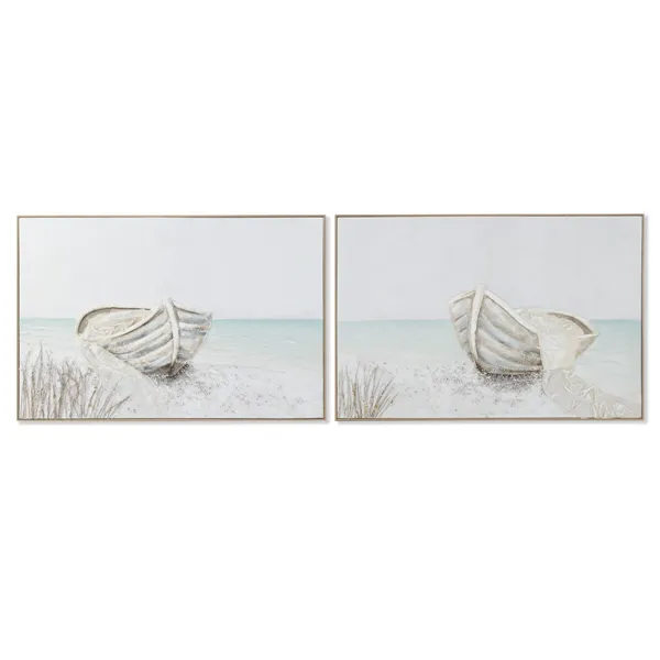 Canvas Home ESPRIT Ship Mediterranean (2 Units)