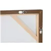 Canvas Home ESPRIT Black Golden Abstract Urban 100 x 4 x 100 cm (2 Units)