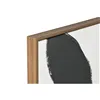 Canvas Home ESPRIT Black Beige Flower Urban 75 x 4 x 100 cm (2 Units)
