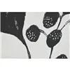 Canvas Home ESPRIT Black Beige Flower Urban 75 x 4 x 100 cm (2 Units)