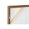 Canvas Home ESPRIT Black Beige Flower Urban 75 x 4 x 100 cm (2 Units)