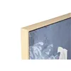 Canvas Home ESPRIT Blue Palms Tropical 180 x 4 x 120 cm (3 Pieces)