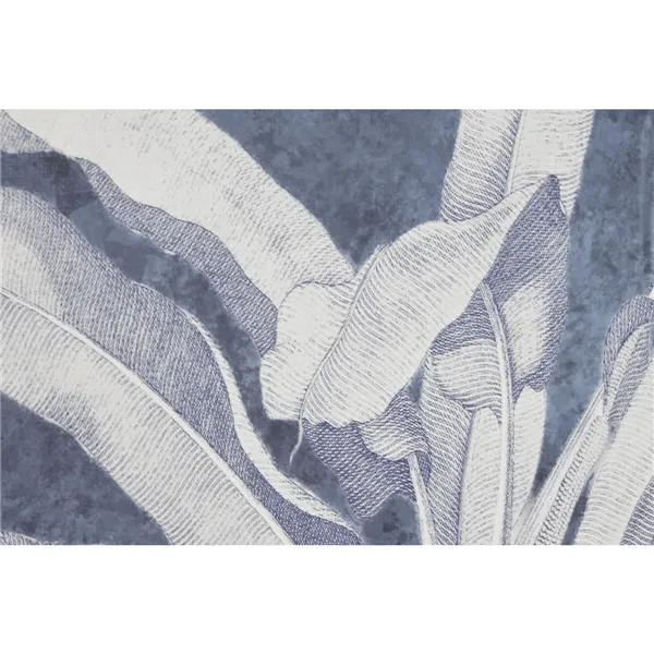 Canvas Home ESPRIT Blue Palms Tropical 180 x 4 x 120 cm (3 Pieces)