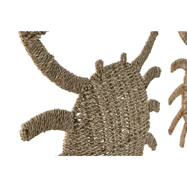 Wall Decoration Home ESPRIT Natural Mediterranean 55 x 5 x 53 cm (2 Units)
