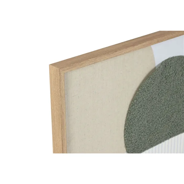 Canvas Home ESPRIT Green Beige Abstract Urban 50 x 3 x 70 cm (2 Units)