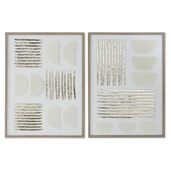 Painting 3D Home ESPRIT Paper polystyrene 45 x 2,2 x 60 cm (2 Units)