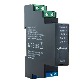 Rėlės modelis Shelly DIN PRO 2PM