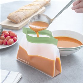 Set of Reusable Hermetically-sealed Bags Zags InnovaGoods 6 Units