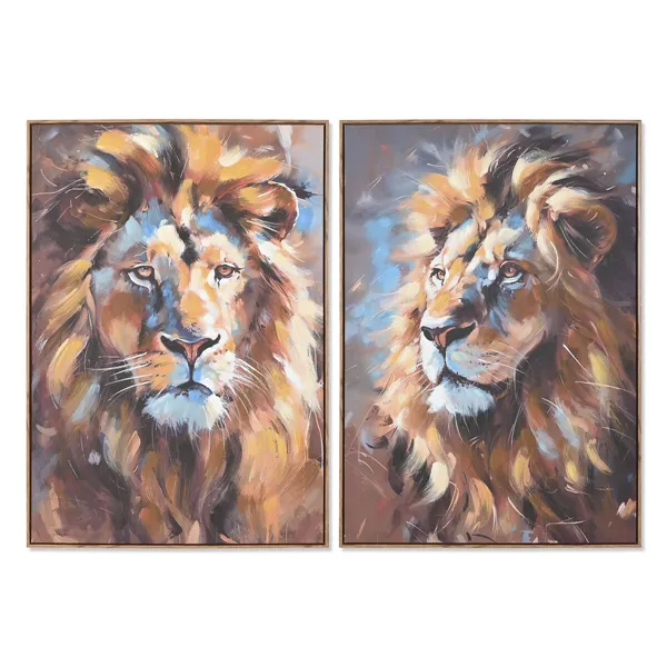 Canvas Home ESPRIT polystyrene Canvas 70 x 3,5 x 100 cm