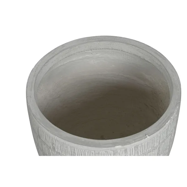 Planter Home ESPRIT Grey Magnesium 44 x 44 x 43 cm (4 Units)
