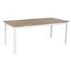 Table set with 6 chairs Home ESPRIT White Natural 180 x 90 x 75 cm