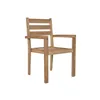 Garden chair Home ESPRIT Brown Teak 67 x 55 x 95 cm