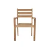 Garden chair Home ESPRIT Brown Teak 67 x 55 x 95 cm
