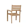 Garden chair Home ESPRIT Brown Teak 67 x 55 x 95 cm