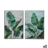 Painting Home ESPRIT Aluminium MDF Wood 80 x 3,5 x 120 cm (2 Units)