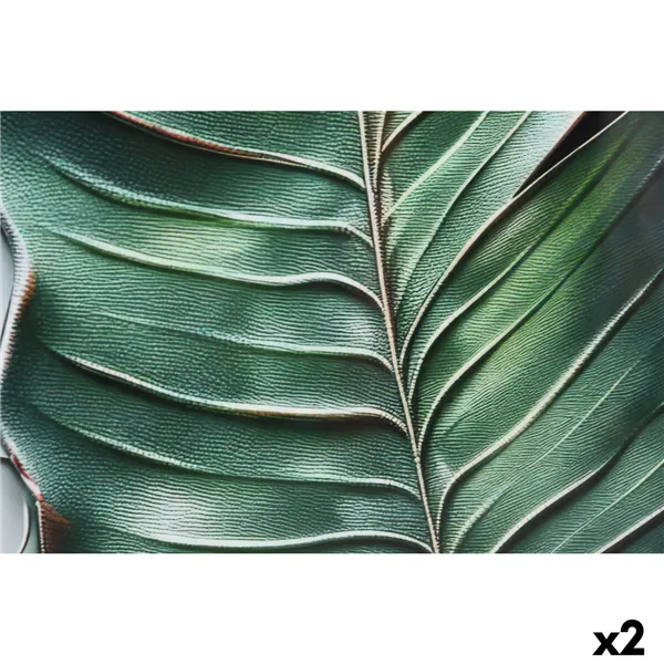 Painting Home ESPRIT Aluminium MDF Wood 80 x 3,5 x 120 cm (2 Units)