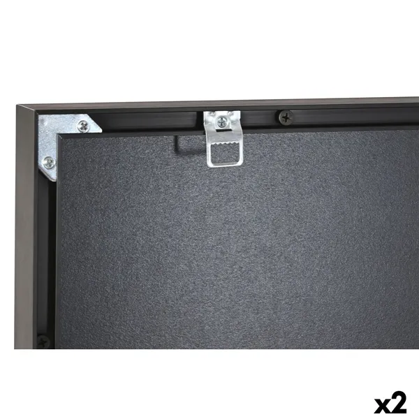 Painting Home ESPRIT Aluminium MDF Wood 80 x 3,5 x 120 cm (2 Units)