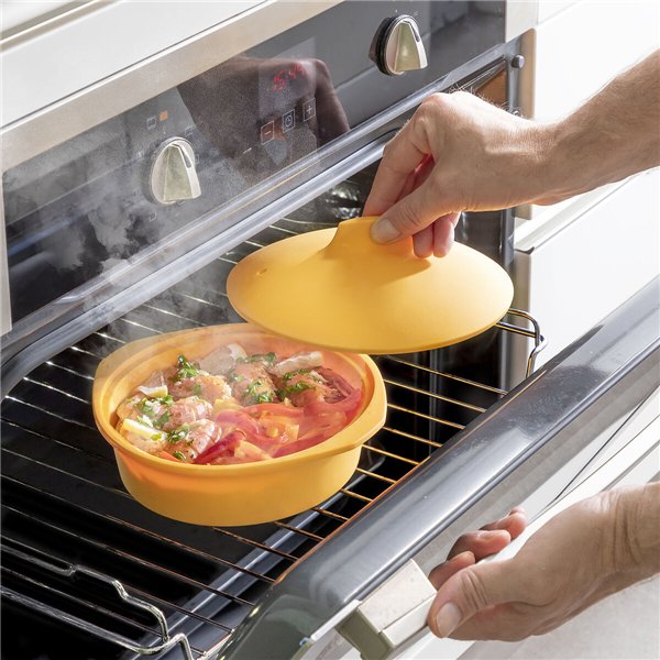 Многофункциональная силиконовая пароварка с рецептами Silicotte InnovaGoods