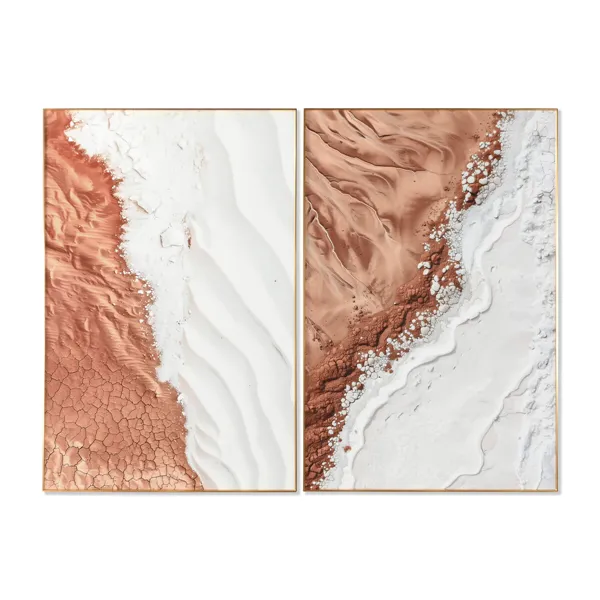 Painting Home ESPRIT Aluminium MDF Wood 80 x 3,5 x 120 cm