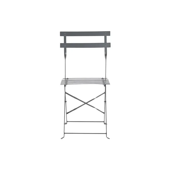 Table set with 2 chairs Home ESPRIT Grey 60 x 60 x 71 cm